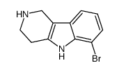 6-bromo-2,3,4,5-tetrahydro-1H-pyrido[4,3-b]indole Structure