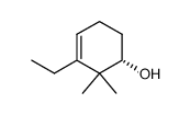 (1S)-3-ethyl-2,2-dimethyl-3-cyclohexen-1-ol结构式