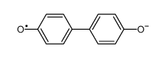 p,p'-biphenylsemiquinone anion radical Structure