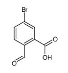 5-溴-2-甲酰基苯甲酸结构式