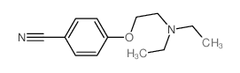 4-[2-(二乙氨基)乙氧基]苯甲腈结构式