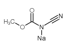 sodium,N-cyano-N-methylcarbamate Structure