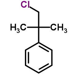 2-methyl-2-phenylpropyl chloride structure
