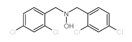 N,N-BIS(2,4-DICHLOROBENZYL)HYDROXYLAMINE Structure