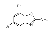 2-AMINO-5,7-DIBROMOBENZOXAZOLE Structure