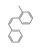 1-methyl-2[(1Z)-2-phenylethenyl]benzene Structure