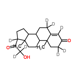 去氧皮质酮-D8结构式