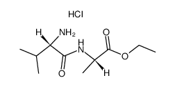 L-valine-L-alanine ethyl ester hydrochloride Structure