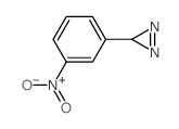 3-(3-nitrophenyl)-3H-diazirine结构式