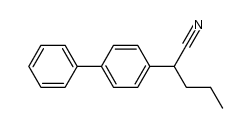 2-biphenyl-4-yl-valeronitrile结构式