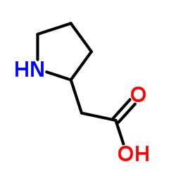 2-吡咯烷乙酸结构式