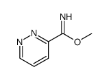pyridazine-3-carboximidic acid methyl ester结构式