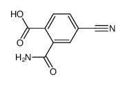 2-carbamoyl-4-cyanobenzoic acid结构式