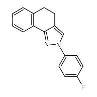 2-(4-FLUOROPHENYL)-4,5-DIHYDRO-2H-BENZO[G]INDAZOLE Structure