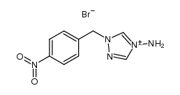 4-amino-1-(4-nitrobenzyl)-1,2,4-triazolium bromide结构式