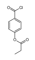 (4-carbonochloridoylphenyl) propanoate Structure