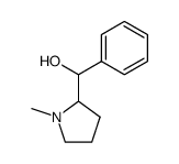 erythro-1-methyl-2-(α-hydroxybenzyl)pyrrolidine结构式