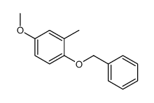 4-methoxy-2-methyl-1-phenylmethoxybenzene Structure