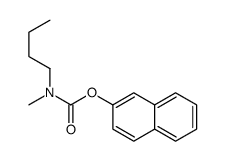 naphthalen-2-yl N-butyl-N-methylcarbamate Structure