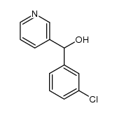 (3-pyridyl)(3-chlorophenyl)methanol结构式