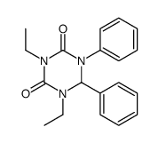 1,3-diethyl-5,6-diphenyl-1,3,5-triazinane-2,4-dione Structure