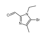 1H-Imidazole-2-carboxaldehyde,5-bromo-1-ethyl-4-methyl-(9CI) Structure