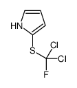 2-[dichloro(fluoro)methyl]sulfanyl-1H-pyrrole Structure