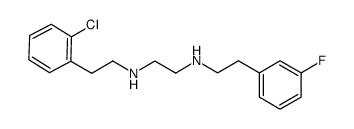 N-2-(2-chlorophenyl)ethyl-N'-[2-(3-fluorophenyl)-ethyl]ethane-1,2-diamine Structure