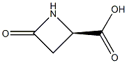 (R)-4-氧代氮杂环丁烷-2-羧酸结构式