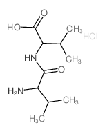 2-[(2-amino-3-methyl-butanoyl)amino]-3-methyl-butanoic acid Structure