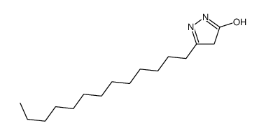 3-tridecyl-1,4-dihydropyrazol-5-one Structure