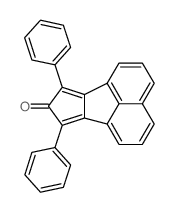 7,9-二苯基-8H-环戊并[a]苊烯-8-酮结构式