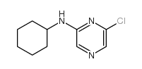 2-氯-6-环己基氨基吡嗪结构式