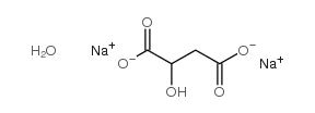 l(-)-malic acid disodium salt monohydrate structure