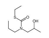 S-ethyl N-(2-hydroxypropyl)-N-propylcarbamothioate结构式