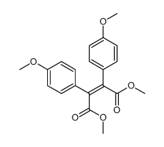dimethyl 2,3-bis(4-methoxyphenyl)but-2-enedioate结构式
