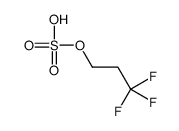 3,3,3-trifluoropropyl hydrogen sulfate Structure