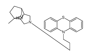 7-methyl-2-(3-phenothiazin-10-ylpropyl)-3,3a,4,5,6,7a-hexahydro-1H-octahydro-1H-4,7-epoxyisoindole,hydrochloride Structure