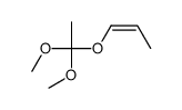 Dimethyl(E)-1-propenyl orthoacetate结构式