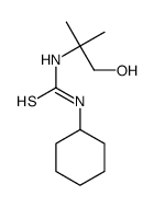 1-cyclohexyl-3-(1-hydroxy-2-methylpropan-2-yl)thiourea Structure