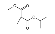 1-O-methyl 3-O-propan-2-yl 2,2-dimethylpropanedioate Structure