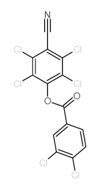 4-Cyano-2,3,5,6-tetrachlorophenyl 3,4-dichlorobenzoate Structure