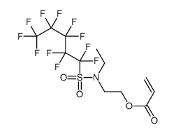 2-[ethyl[(undecafluoropentyl)sulphonyl]amino]ethyl acrylate结构式