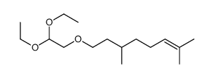 citronellyl oxyacetaldehyde diethyl acetal结构式