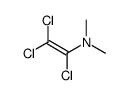 1,1,2-Trichloro-2-(dimethylamino)ethen Structure