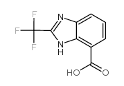 2-三氟甲基-1H-苯并咪唑-7-羧酸结构式