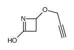 4-prop-2-ynoxyazetidin-2-one结构式