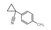1-(4-甲基苯基)-1-环丙腈结构式