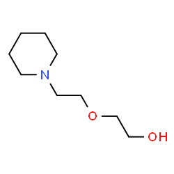 2-[2-(piperidyl)ethoxy]ethanol structure