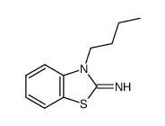 2(3H)-Benzothiazolimine,3-butyl-(9CI)结构式